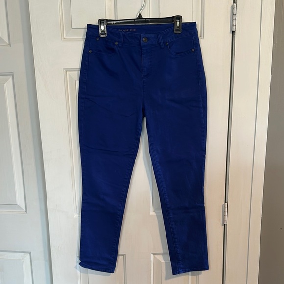 Talbots slim ankle blue pants size 10/30 - Picture 1 of 5